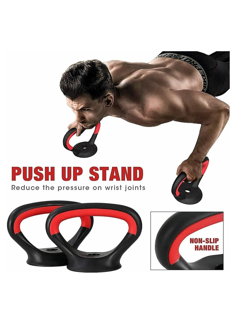 Rock Pow - Adjustable 7 in 1 Dumbbell Set 20KG, Free Weights Dumbbells Set with Connecting Rod Used as Barbell, Kettlebell and Push-ups, Weightlifting Fitness for Home/Office - Image 1
