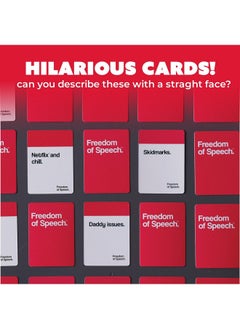 quokka QUOKKA Freedom of Speech Card Board Game - Adult Edition - Fast-Paced | Guess The Word | Easy to Play - Party Game for Game Night  - Image 4