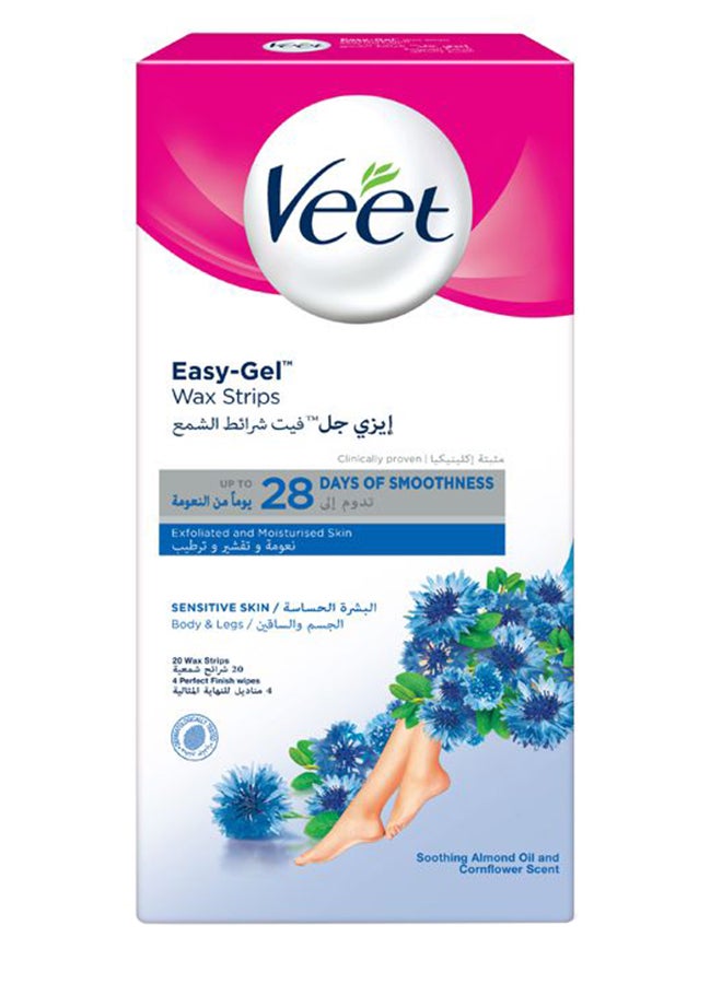 Veet Coldwax Strips Sensitive 20'S