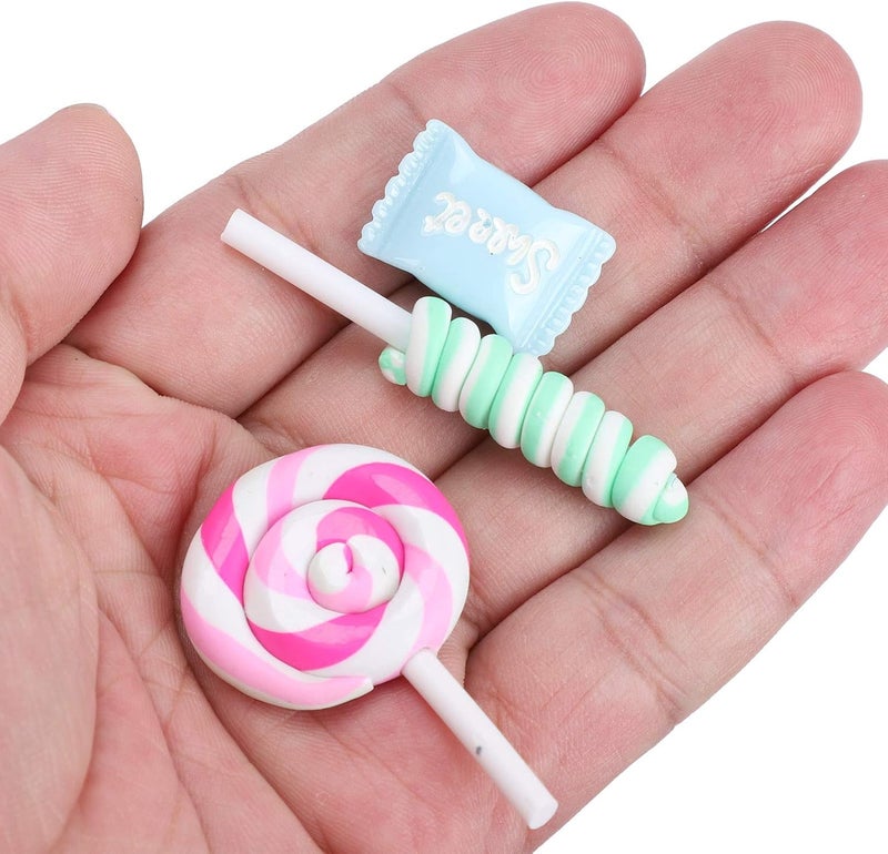 Pilipane Pilipane 29Pcs Candy Party Decorations Candy Themed Party Decorations Donuts Cutouts Round bonbon Cupcakes Candyland for Classroom Home Room Decor Sweet Birthday Themed Party Supplies Photo Props - Image 3