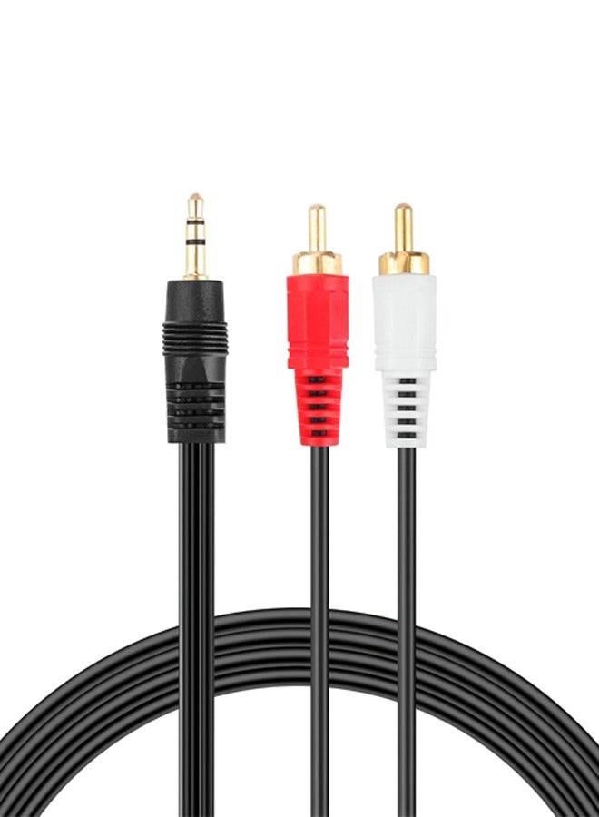 Taimi 3.5mm Audio Line Cable 3M Stereo Jack Male to 2 RCA Male Auxiliary Cable-4 Pieces - Image 2