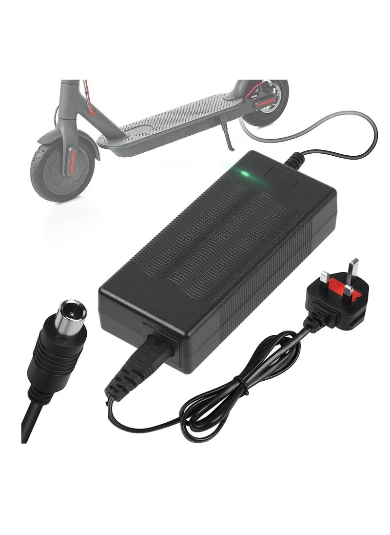 Ntech Electric Scooter 42V Lithium Battery Charger, Output 42V 2A Input 100-240 Vac Li-Poly Charger For Xiaomi M365/Pro 2, Universal Battery Charger For Ninebot/Pure Air Pro, 2 Wheel Scooter, Charger  - Image 1