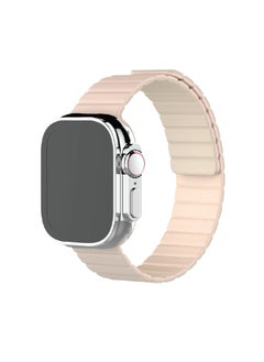Moxedo Moxedo Dual-Color Magnetic Watch Band Compatible with Apple Watch Series Ultra 2/9/8 Ultra /8/7/6/5/4/3/SE 44/45/49mm - (Power Rose Gold) 
