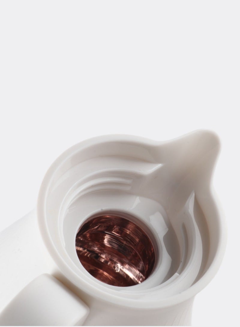 Beautiful Home Thermos, Office, Leisure Thermos, Hot Water Bottle, Thermos, Home Coffee Thermos Plastic Shell + Glass Liner 1.0L - Image 4