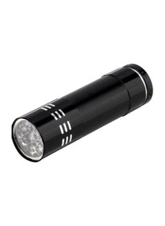 Y&D 9 LED Flashlight Torch Black 5x7cm  - Image 1