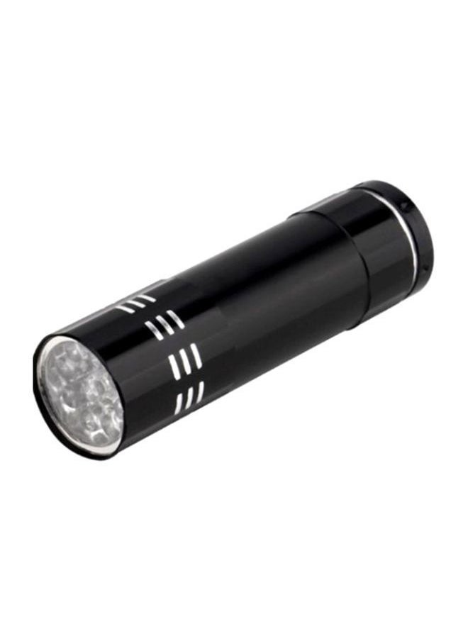 Y&D - 9 LED Flashlight Torch Black 5x7cm - Image 1