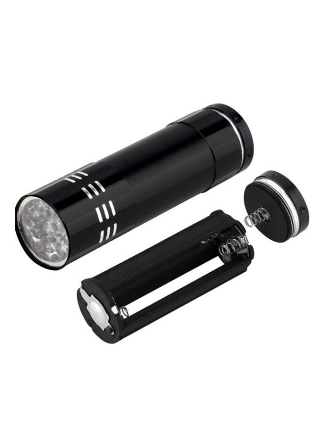 Y&D - 9 LED Flashlight Torch Black 5x7cm - Image 1