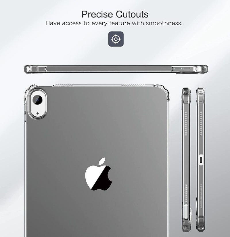 MOCA TPU Back Cover for iPad (A16) 11th Generation 11 Inch 2025 /10th Generation Case 2022, iPad 10.9 Soft Back Case with Shockproof Impact Resistant (Clear) - Image 5