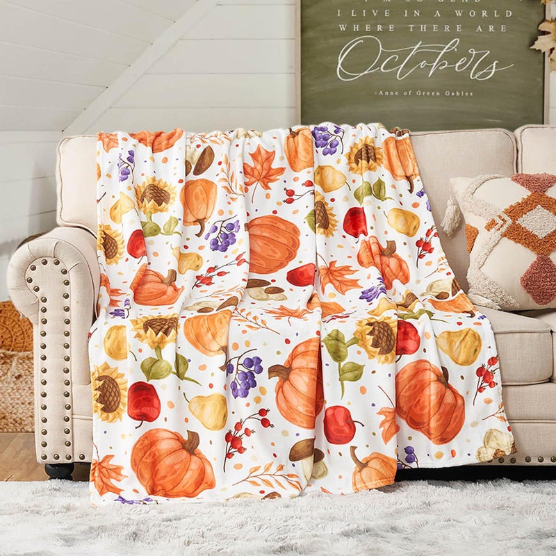 MONOBLANKS Baby Quilt Personlized Monogram Lightweight Embossed Scalloped Throw Blanket Four Seasons (Blue) - Image 2