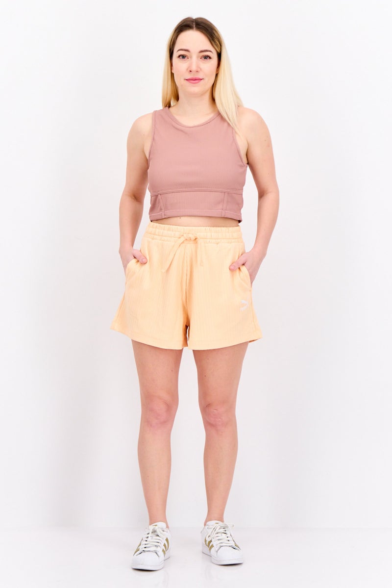 PUMA Women Sportswear Fit Training Shorts, Peach - Image 3