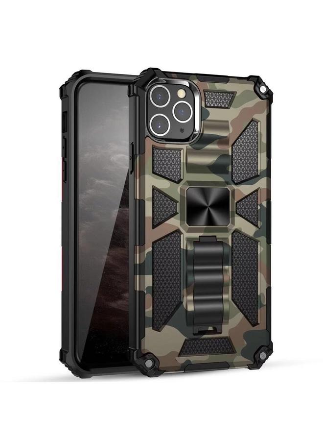 زبون جراب لهاتف iPhone 11 Pro مصنوع من مادة TPU + PC المغناطيسية المقاومة للصدمات مع حامل - Image 1