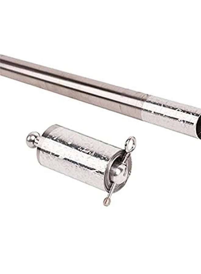 Cool Baby عصا تلسكوبية من الفولاذ المقاوم للصدأ، مادة محمولة، قضبان فضية، عصا سحرية - Image 4