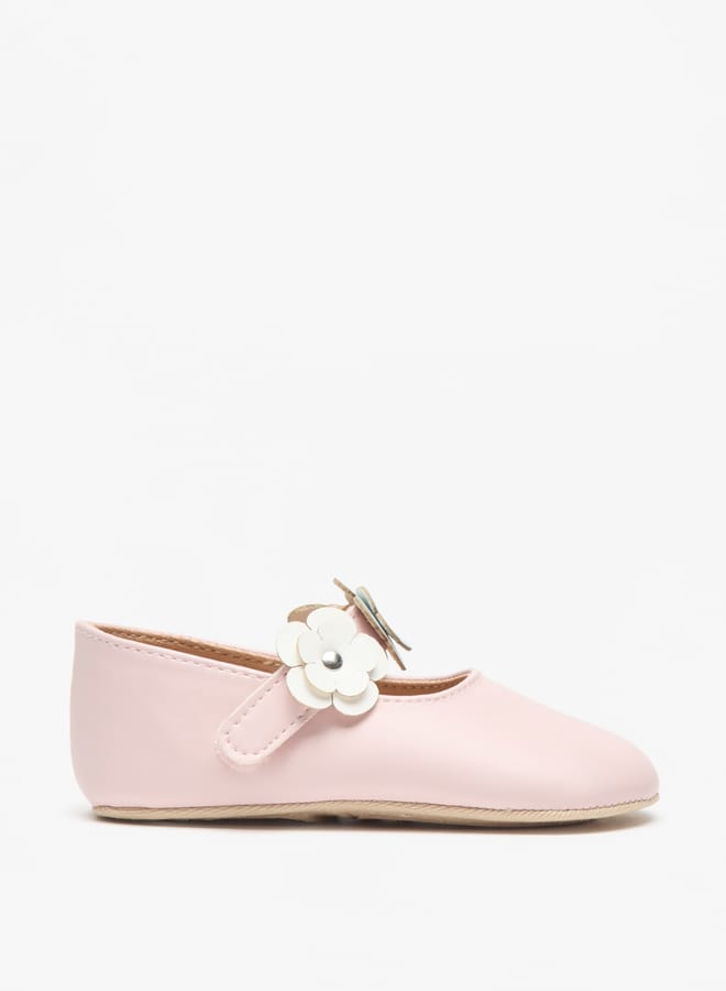 بيرفيت بوتات بزخارف زهرية مع إغلاق بشريط لاصق - Image 1