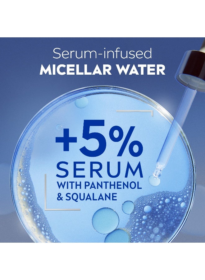 Nivea Micellar Water Restoring Face and Eyes, Cleanses And Removes Make Up, For Tired And Sensitive skin, 400ml, Pack of 2 - Image 4