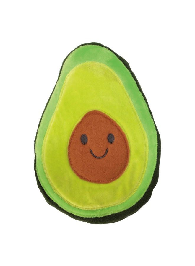 GAMAGO Avocado Heating Pad & Pillow Huggable - Microwavable Heat Pad For Cramps, Aches & Anxiety Relief - Cute Heat Pack Stuffed With Eco-Friendly Buckwheat & Dried Lavender - 11", Green - Image 1