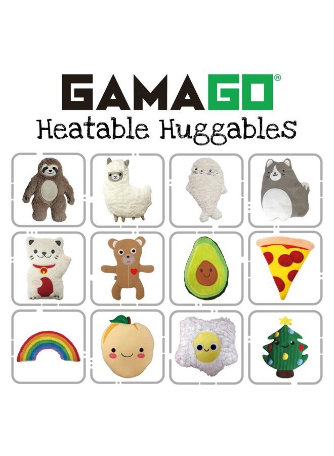 GAMAGO Avocado Heating Pad & Pillow Huggable - Microwavable Heat Pad For Cramps, Aches & Anxiety Relief - Cute Heat Pack Stuffed With Eco-Friendly Buckwheat & Dried Lavender - 11", Green - Image 5