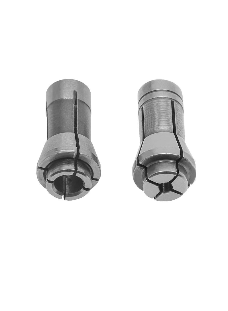 Die Grinder Collet,  Grinding Machine Clamping Collet Adapter 1/4" and 1/8" Arbors Shanks, 2 Pack 3mm and 2 Pack 6mm Die Grinder Collet Grinding Machine Clamping Collet Adapter (4 Pack) - Image 3