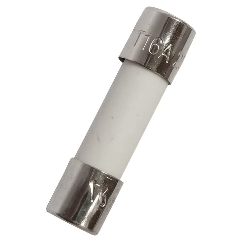 ChengHongXing 10 PCS Ceramic fuses T16A250V Slow-Blow 5x20mm/0.2x0.79inch 16AMP 250V - Image 1