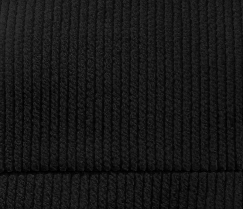 Lilosy Plus Size High Waisted Tummy Control Bikini Ribbed Sporty Brazilian Swimsuit Set Women Highwaisted Cheeky Cut Leg Rise Bottom Crop Push Up Top 2 Piece Bathing Suit Black XX-Large - Image 5