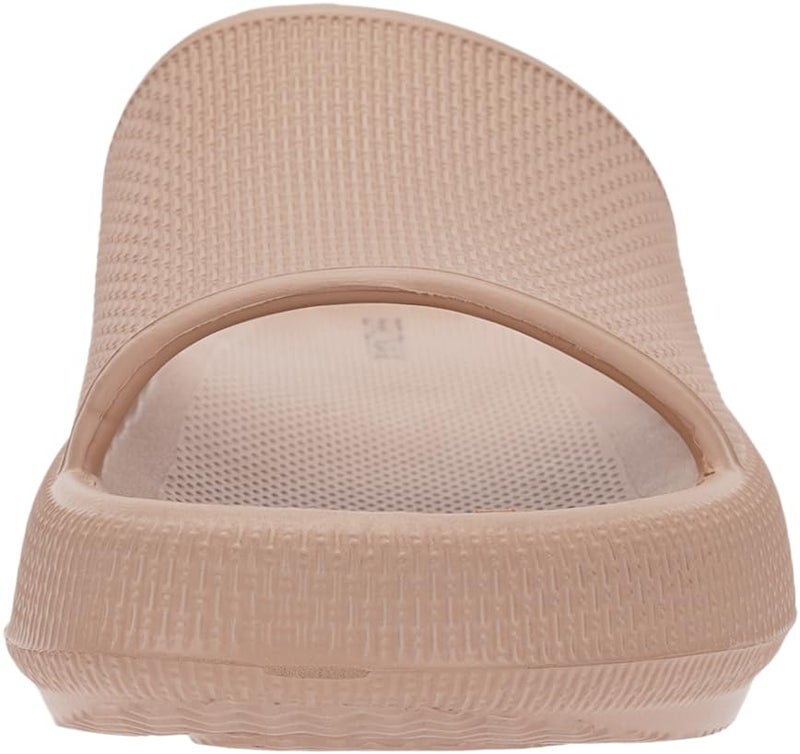 BRONAX Pillow Slippers for Women and Men | House Slides Shower Sandals | Cushioned Thick Sole 42-43 Brown - Image 2