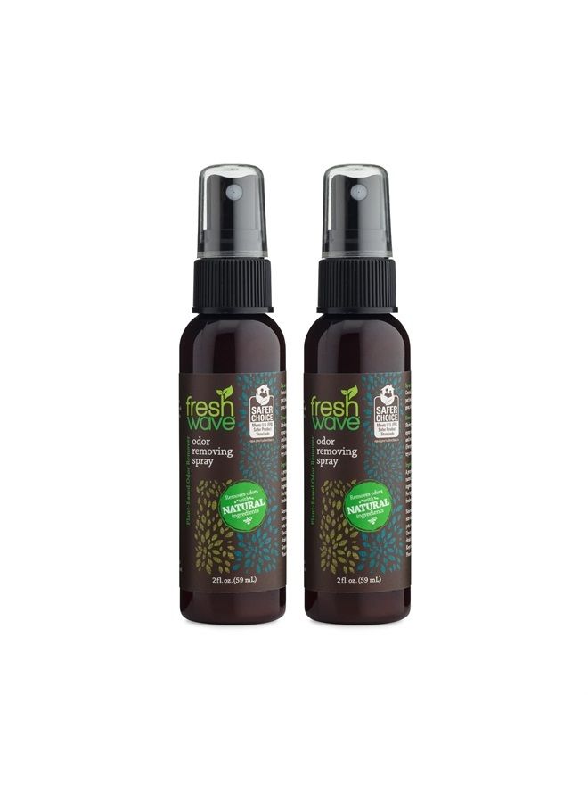 Fresh Wave Odor Eliminator Spray & Air Freshener, 2 fl. oz. Travel Size (Pack of 2) - Image 1
