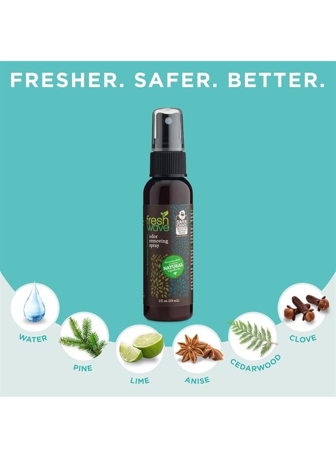 Fresh Wave Odor Eliminator Spray & Air Freshener, 2 fl. oz. Travel Size (Pack of 2) - Image 2