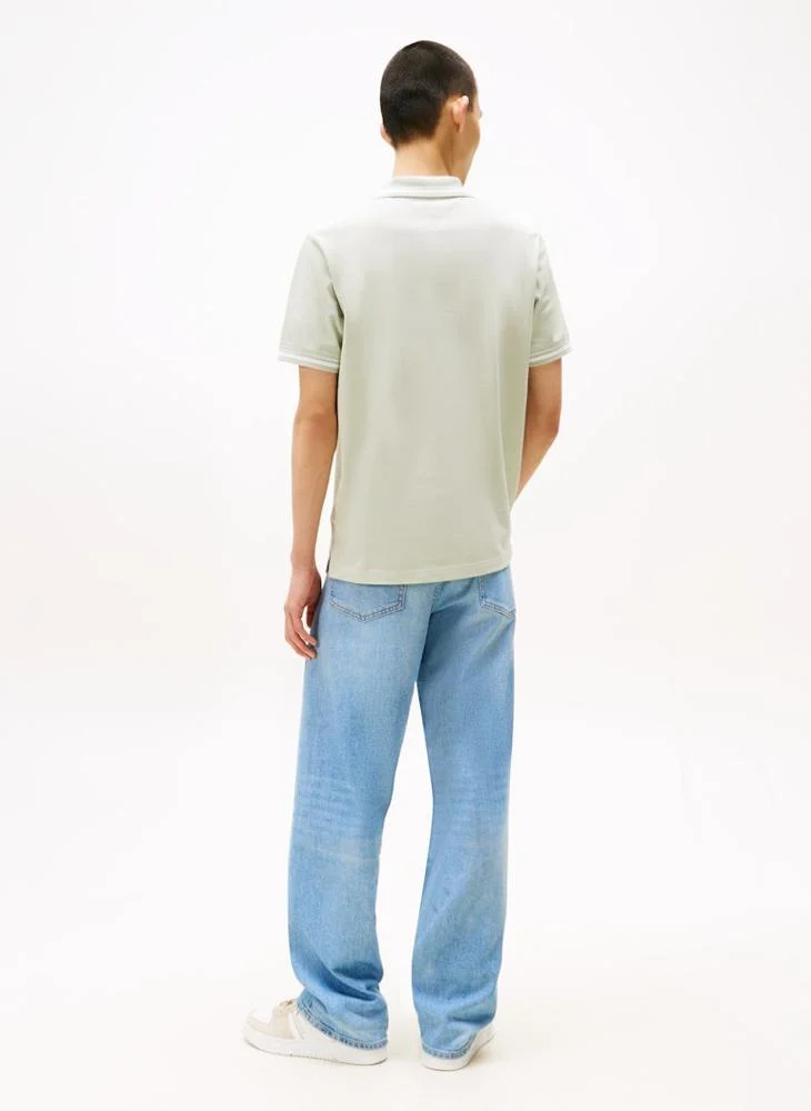 TOMMY JEANS Cotton Short Sleeve Polo