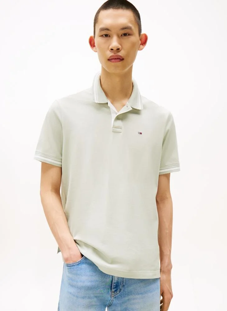 TOMMY JEANS Cotton Short Sleeve Polo