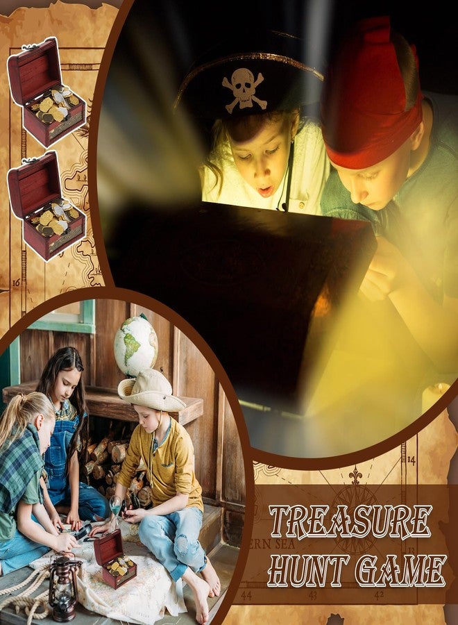 هانايف مجموعة عملات القراصنة المعدنية من هانايف، 200 قطعة، عملات ذهبية، صندوق كنز، دبلون إسباني، رموز مزيفة للأولاد والبنات، ألعاب لوحية، حفلات قراصنة تنكرية (قديم، ذهبي، فضي، برونزي، غير منتظم) - Image 4