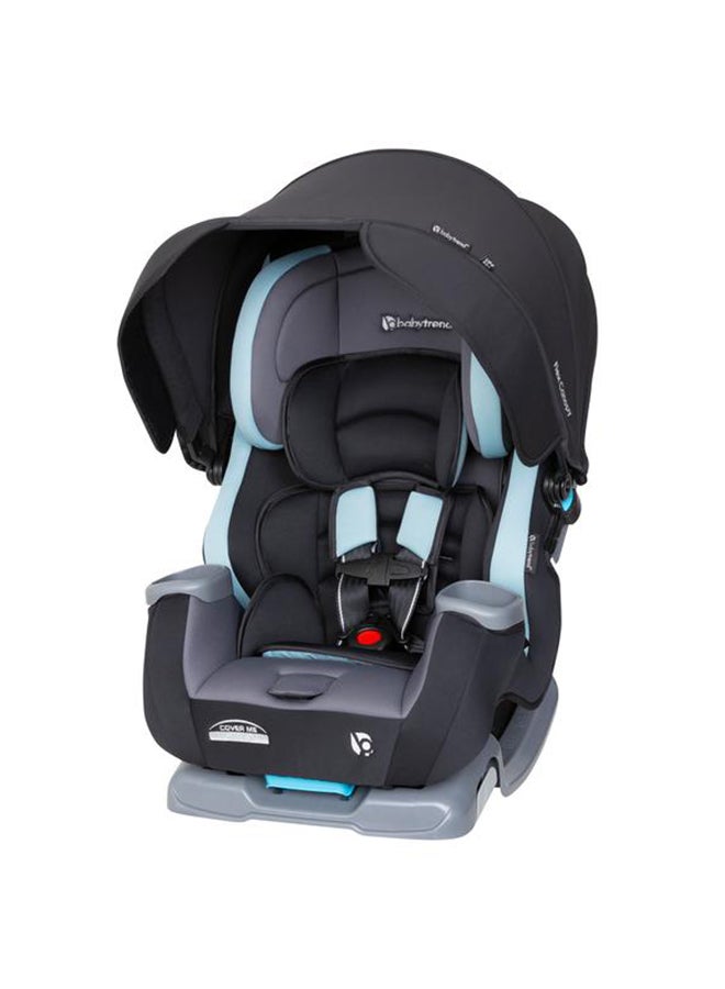 babytrend 4-In-1 Cover Me Convertible Car Seat - Black/Blue - Image 1