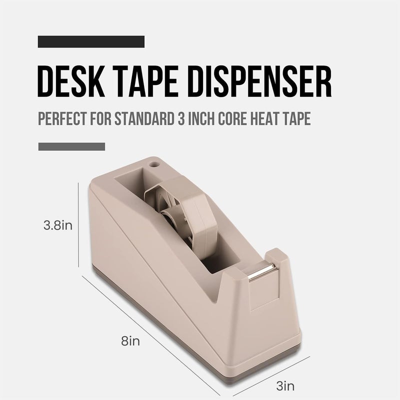Lichamp 2-Pack Desktop Tape Dispenser Holder with 3-Inch Core - Organizer for Masking, Painters& Heat Transfer Tapes - Office & Craft Supplies Accessories - Image 2
