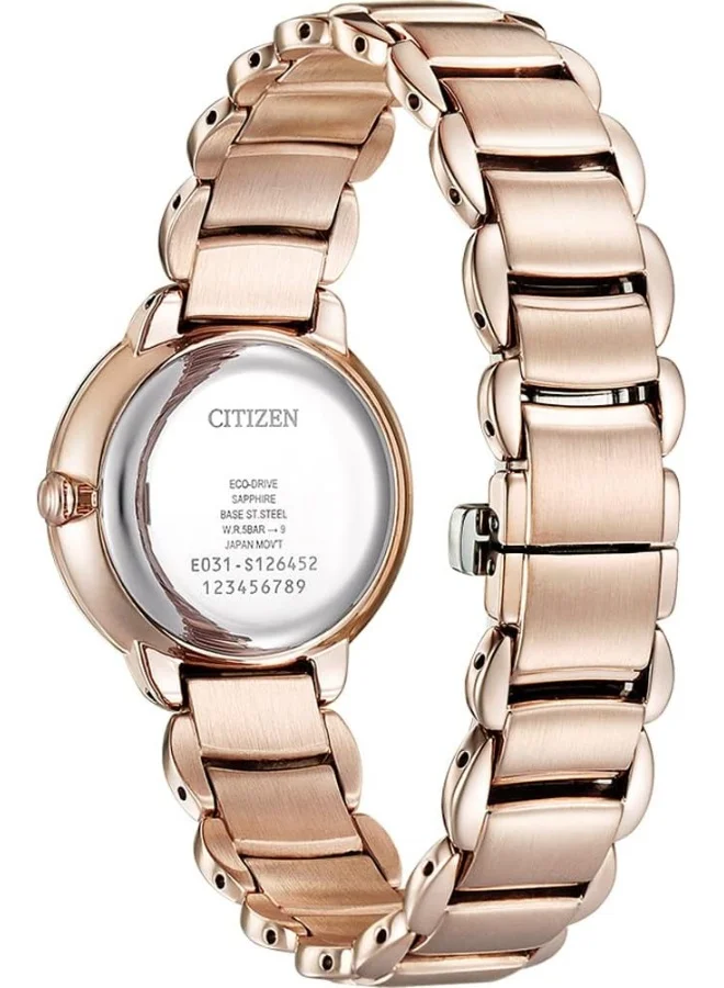 CITIZEN Citizen Women's Analogue Eco-Drive Watch with a Stainless Steel Band