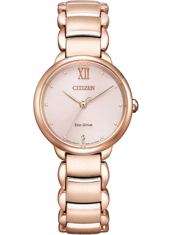 CITIZEN Citizen Women's Analogue Eco-Drive Watch with a Stainless Steel Band