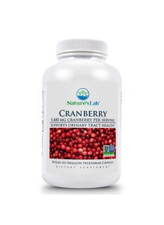 Nature's Lab Cranberry 5400Mg Supports Urinary Tract Health* Nongmo Verified Vegan Gluten Free 90 Capsules (3 Month Supply)  - Image 2