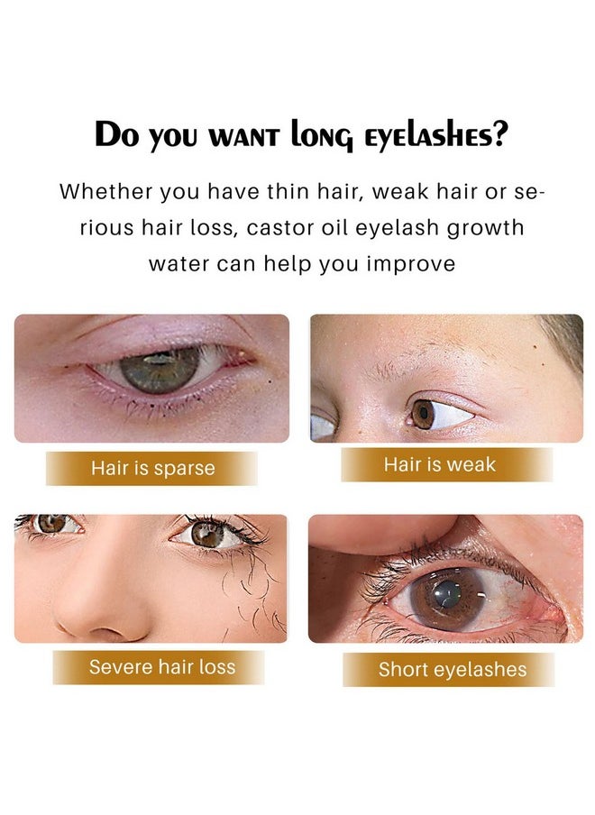 Rosarden - Castor Oil For Eyelashes And Eyebrows Eyelash Castor Oil Growth Serum With Mascara Tubes To Grow Eyelashes Fast And Thicker Cold Pressed Organic Castor Oil For Hair Face Skin And Body Moisturizer - Image 1