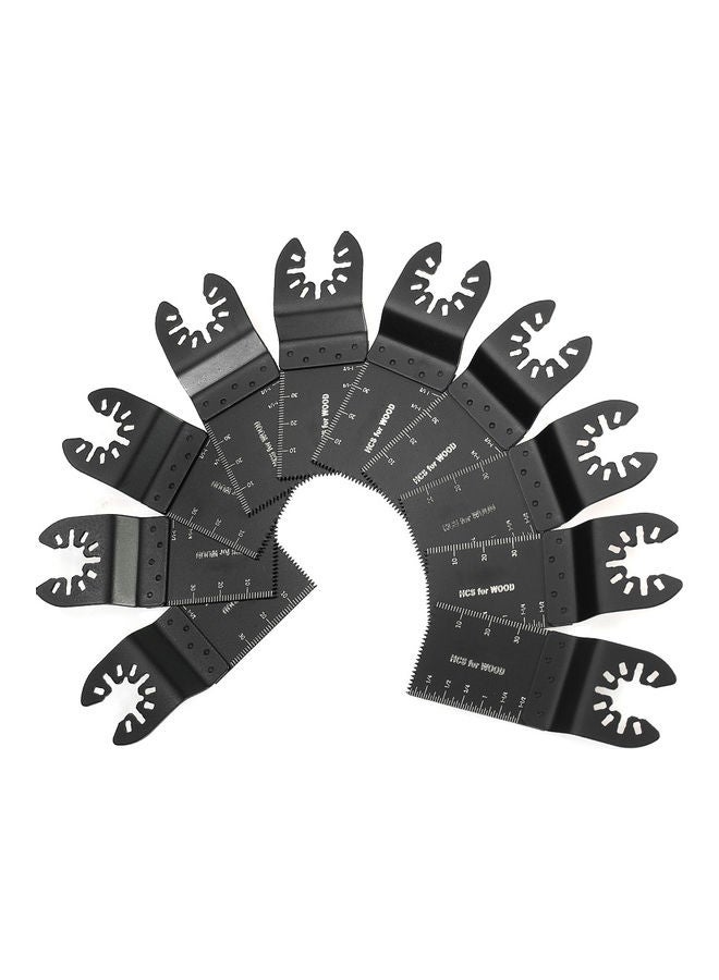 NIBEMINENT 10-Piece Multifunctional High Carbon Steel Saw Cut Blade Black  - Image 1
