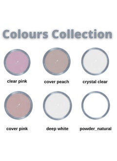 Beauty Palm Acrylic Powder Natural Colour Nail Polish  - Image 2