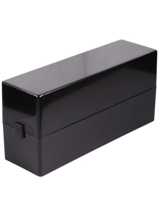 بانا حامل عرض منظم لثقاب الأظافر باللون الأسود مكون من 30 فتحة - صندوق تخزين مقاوم للغبار وعلبة أدوات للاستخدام المنزلي أو صالون الأظافر - Image 4