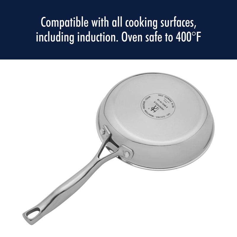 HENCKELS Clad H3 8-inch Induction Frying Pan, Stainless Steel, Durable and Easy to clean - Image 4