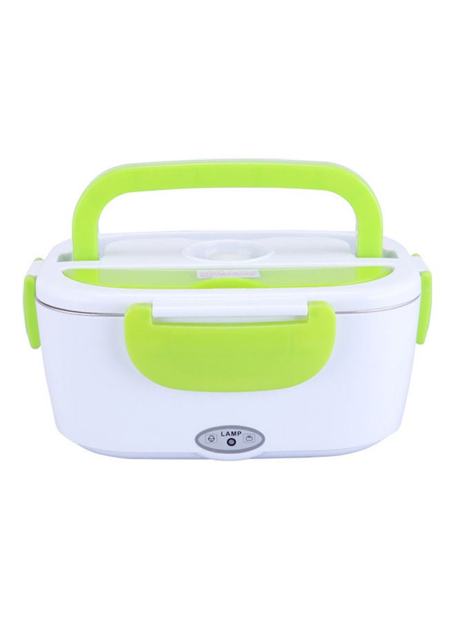 NIBEMINENT Multi-Functional Electric Heating Lunch Box With Removable Container White/Green 23.8x10.8cm - Image 4