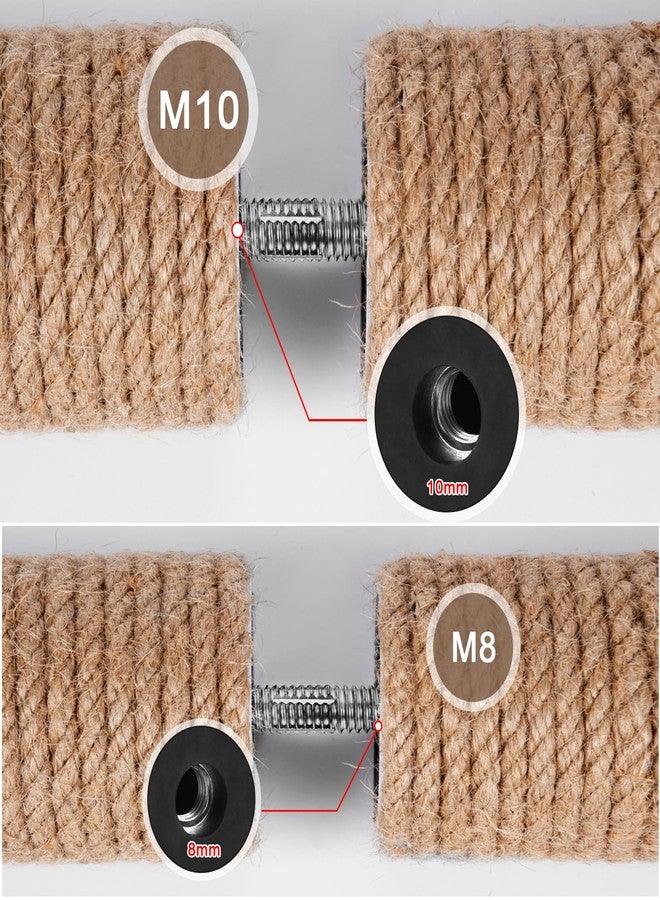ChengFu Cat Scratching Post Replacement M10 Screws，M10 and M8 Screws for Cat Scratching Post with Allen Wrench 4PCS Threaded Bolt and 4PCS Screw, Not Include Cat Scratch Post(16 pcs) - Image 3