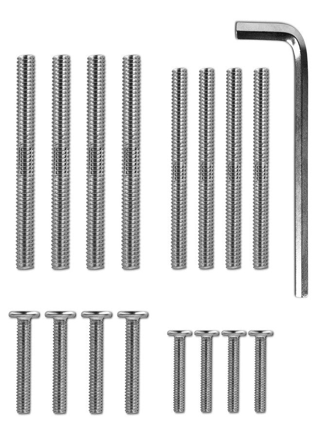 ChengFu Cat Scratching Post Replacement M10 Screws，M10 and M8 Screws for Cat Scratching Post with Allen Wrench 4PCS Threaded Bolt and 4PCS Screw, Not Include Cat Scratch Post(16 pcs) - Image 1