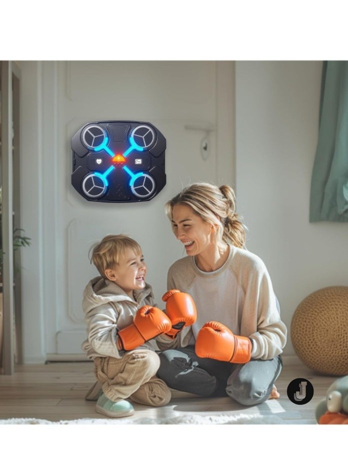 JAJEEK "New Wall-Mounted Smart Bluetooth Boxing Machine for Kids – Includes Gloves for Interactive Play and Fitness Fun" - Image 5