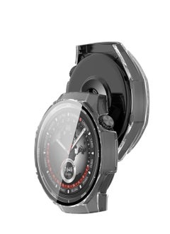 Generic Case for Huawei Watch GT 5 Pro 46 mm Case PC Case with Tempered Glass Screen Protector for Huawei Watch GT 5 Pro 46 mm Case (Transparent, GT 5 Pro 46 mm)  - Image 2