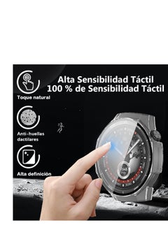 Generic Case for Huawei Watch GT 5 Pro 46 mm Case PC Case with Tempered Glass Screen Protector for Huawei Watch GT 5 Pro 46 mm Case (Transparent, GT 5 Pro 46 mm)  - Image 4