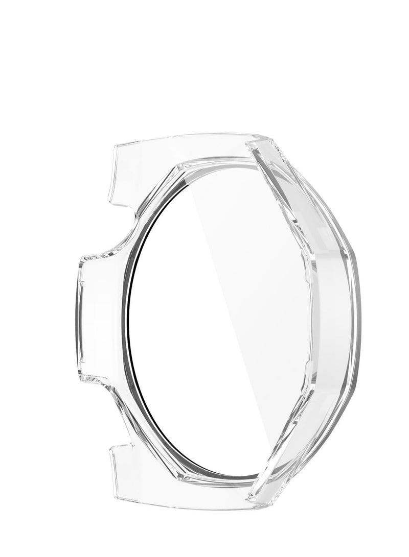 Case for Huawei Watch GT 5 Pro 46 mm Case PC Case with Tempered Glass Screen Protector for Huawei Watch GT 5 Pro 46 mm Case (Transparent, GT 5 Pro 46 mm) - Image 3