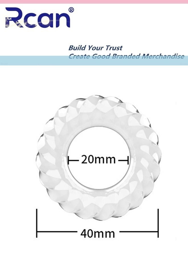 Rcan Silicone Elastic Men Sports Ring Easy Stretch Resistance Tear Resistance Exercise Ring Extended Endurance Waterproof Wear Resistant Soft Suitable for Male Sports Home  - Image 3