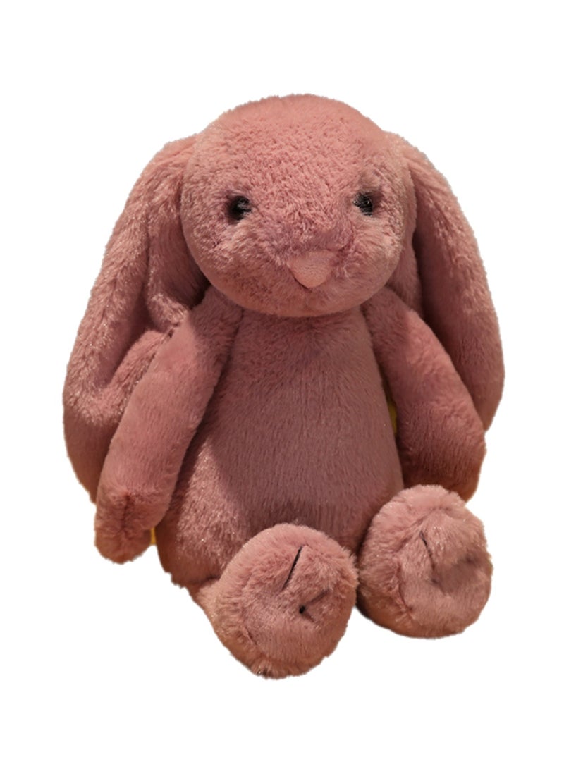 30 CM Cute Simulation Rabbit Plush Toy Soft Stuffed Cartoon Animal Doll For Girls And Boys All Ages Gift (Red) - Image 1