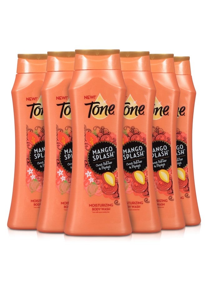 Tone Body Wash, Mango Splash, 16 Ounce (Pack of 6) - Image 1
