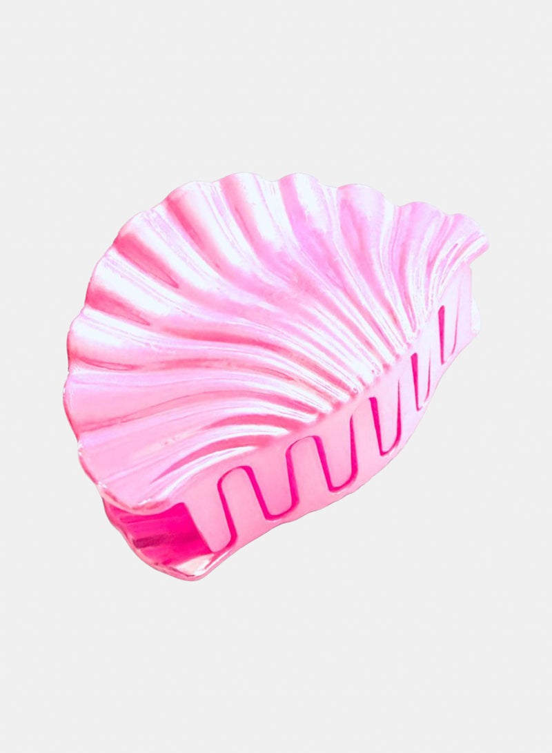 Trio Earrings Mermaid Pink Hair Claw Clip - Image 2